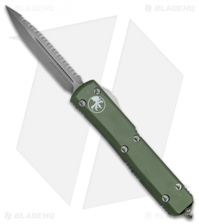Microtech Ultratech D/E OTF Automatic Knife OD  (3.4" Apocalyptic Full Serr)