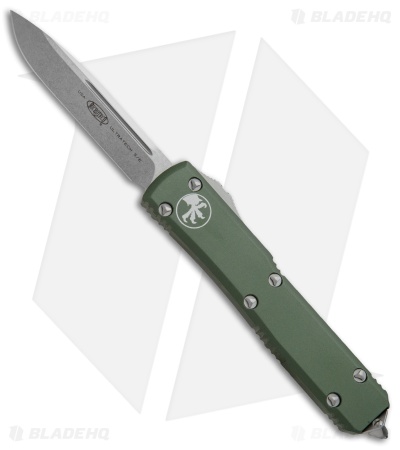 Microtech Ultratech S/E OTF Automatic OD Green (3.4" Stonewash) 121-10OD