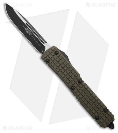 Microtech Ultratech S/E OTF Automatic Knife OD Green Frag (3.4"Blk) 121-1FRGTODS