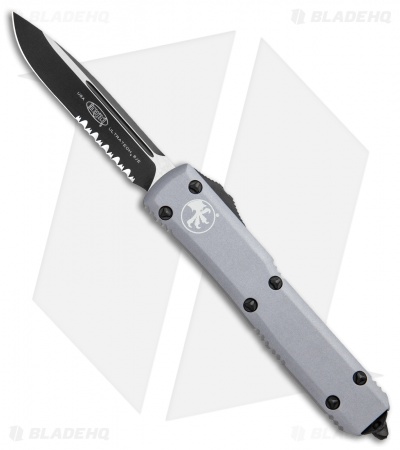 Microtech Ultratech S/E OTF Automatic Gray CC (3.4" Black Serr)
