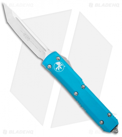 Microtech Ultratech T/E OTF Automatic Knife Turquoise (3.4" Stonewash) 123-10TQ