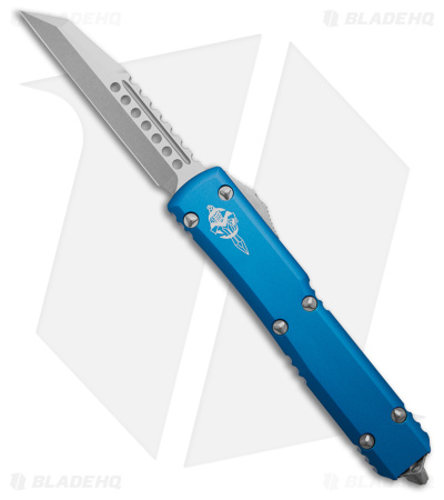 Microtech Ultratech Warhound Signature Series OTF Automatic Knife Blue (3.4" SW)