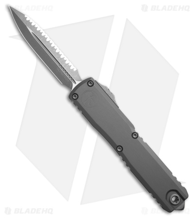 Microtech Ultratech ZBP Gen III D/E OTF Knife Natural Clear (3.5" AP Full Serr)