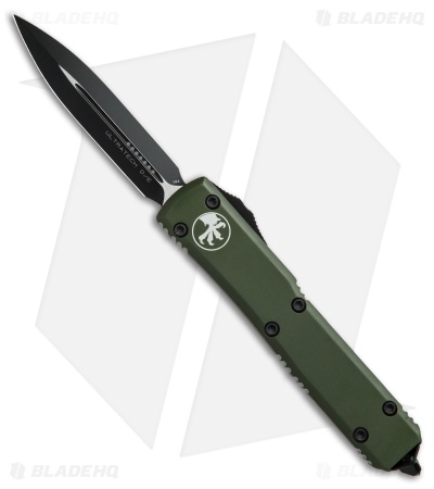 Microtech Ultratech D/E OTF Automatic Knife OD Green (3.4" Black) 122-1OD