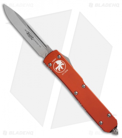 Microtech Ultratech S/E OTF Automatic Knife Orange (3.4" Stonewash) 121-10OR