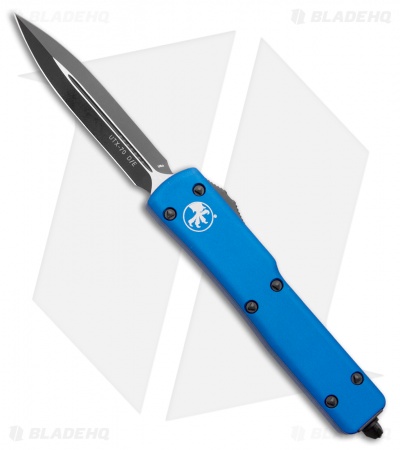 Microtech UTX-70 D/E OTF Automatic Knife Blue (2.4" Two-Tone) 147-1BL