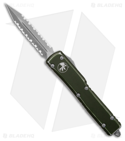 Microtech UTX-70 D/E OTF Automatic Knife Distressed OD Green (2.4" Apocalyptic )
