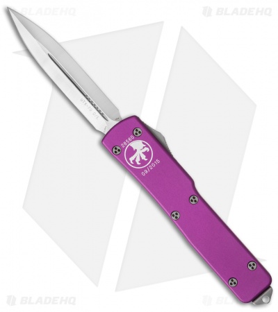 Microtech UTX-70 D/E Dagger OTF Automatic Knife Violet (2.4" Satin) 147-4VI