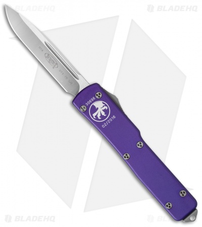 Microtech UTX-70 D/A OTF S/E Automatic Knife Purple (2.4" Satin) 148-4PU