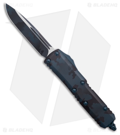 Microtech UTX-85 S/E OTF Automatic Knife Navy Camo Aluminum (3.1" Navy Camo)