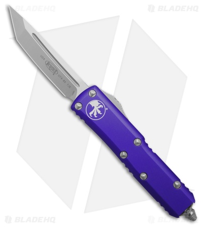 Microtech UTX-85 T/E OTF Automatic Knife Purple Aluminum (3.15" Satin)