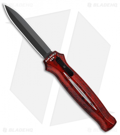 Piranha Rated-X D/A Dagger OTF Automatic Knife Red (3.5