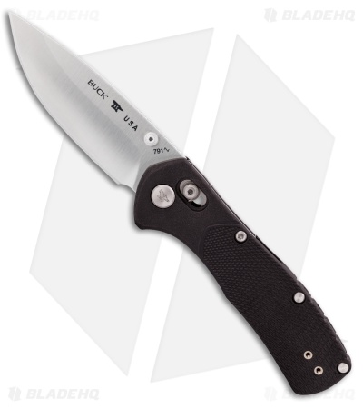 Buck 791 Range Pro Crossbar Lock Knife Black GFN (3.4" Satin 154CM) 0791BKS1-B