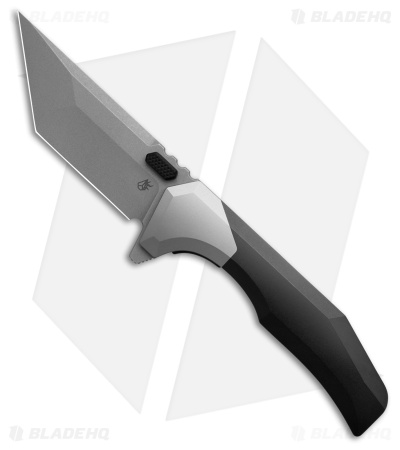Arcane Design Necronaut V3 Liner Lock Knife Gray/Black Ti (3.5" Stonewash)