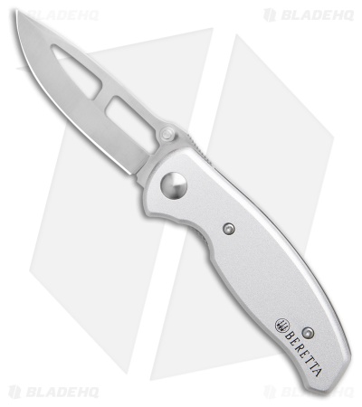 Beretta Small Airlight 3 Linerlock Silver Aluminum (2.50" Satin)