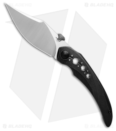 Bestech Knives Razon MagnaCut Frame Lock Knife Black/Bronze Ti (3.9" Satin)