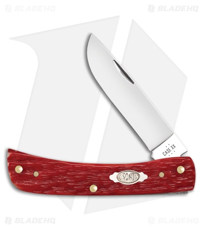 Case Knives Sod Buster Jr. Knife 3.6" Dark Red Bone (6137 CS)