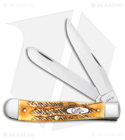 Case Knives Trapper Knife 4.1" Bonestag (6.5254C SS)