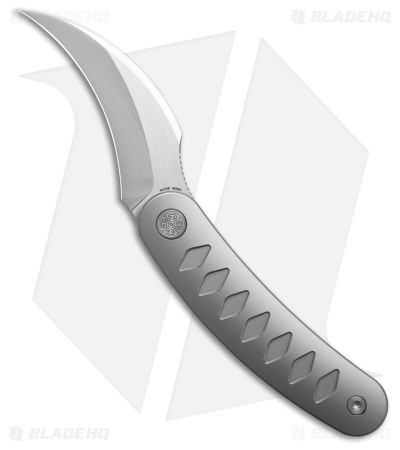 Cavol Kage Liner Lock Knife Gray Titanium (2.5" Stonewash)