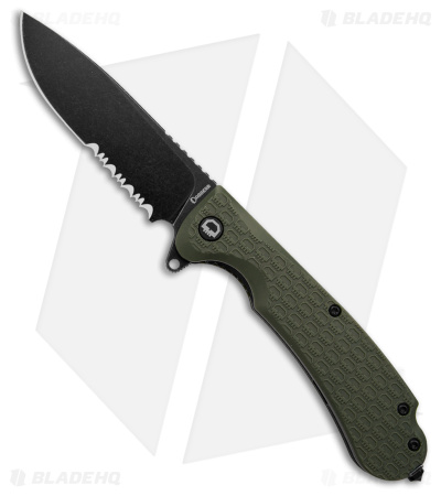 Daggerr Knives Wocket Liner Lock Knife Olive FRN (3.5" Black)