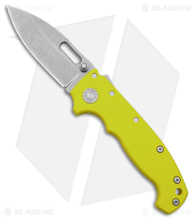 Demko Knives MG AD20S Slicer Shark-Lock Knife DayGlow Yellow G-10 (3.6" SW M4)
