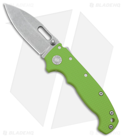 Demko Knives MG AD20S Slicer Shark-Lock Knife Neon Green G-10 (3.6" SW M4)
