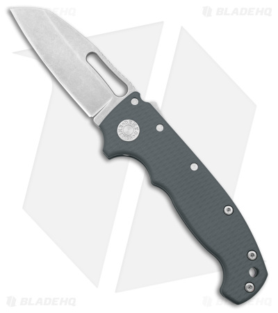 Demko Knives MG AD20S Slicer Shark Foot Knife - Gray G-10