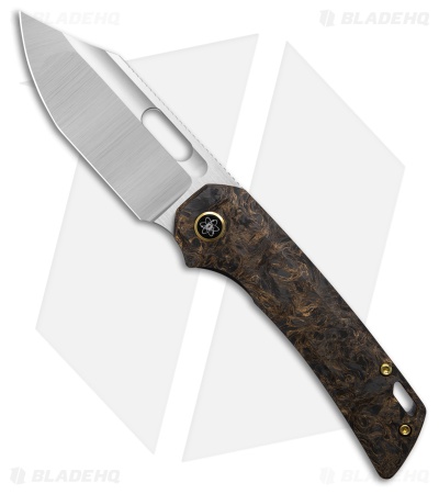 EMPEDC Relative Frame Lock MagnaCut Knife  Dark Matter Gold/Black Ti(3.4