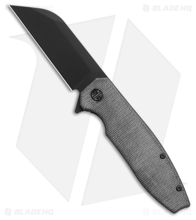 Eikonic + Sig Sauer Karak Liner Lock Knife Dark Black Micarta (3.25