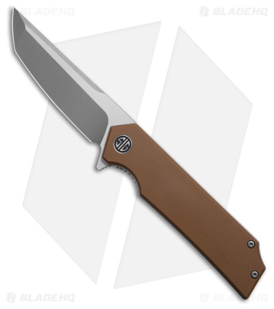 Eikonic + Sig Sauer Tsuru Liner Lock Knife Coyote Brown G-10 (3.3