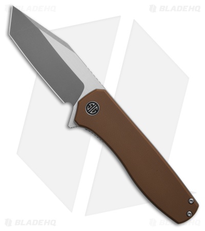 Eikonic + Sig Sauer Xiphos Liner Lock Knife Coyote Brown G-10 (3.4" Two-Tone)