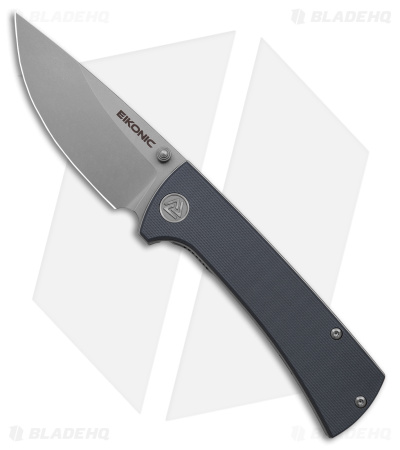 Eikonic RCK9 Liner Lock Folding Knife Steel Blue G-10 (3
