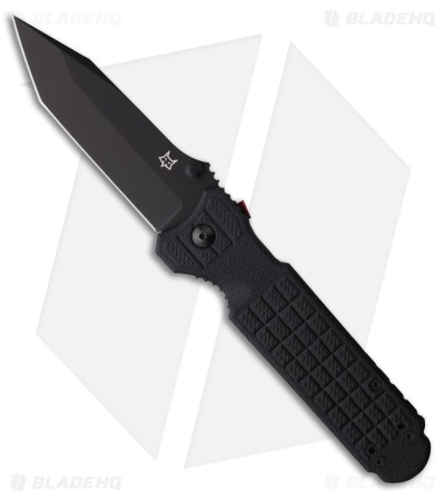 Fox Knives Predator Evolution Liner Lock Knife Black FRN (3.7" Black Niolox)