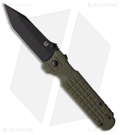 Fox Knives Predator Evolution Liner Lock Knife OD Green FRN (3.7" Black Niolox)