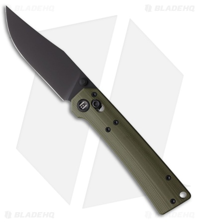 HIGHTRON Pathwright Crossbar Lock Knife OD Green G-10 (3.5