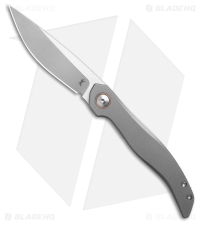 Keanison Knives Fido Liner Lock Knife Titanium (3" Satin)
