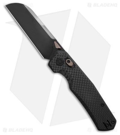 Kunwu Knives Chad XT Lock Knife Carbon Fiber (3.8" Satin DLC)