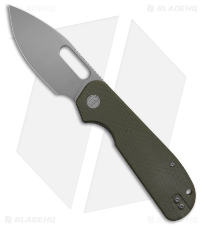Liong Mah Design EFD Liner Lock Knife OD Green G-10 (3.5" Stonewash)