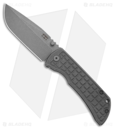 McNees Knives PM MAC2 3.5 Frame Lock Knife Atomic Frag Titanium (3.5