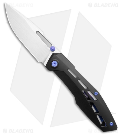 Null Knives Raiden R2 Frame Lock Knife Aero PVD Ti/Blurple (3.3