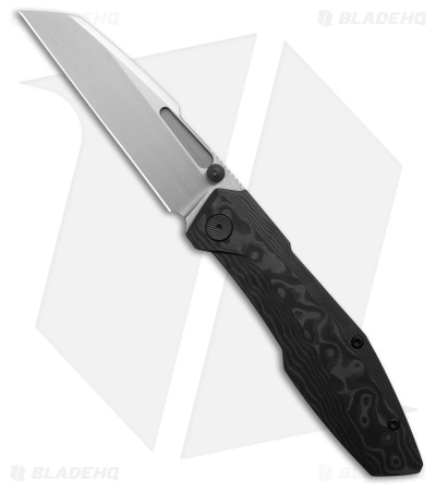 Null Knives Raikou Frame Lock Knife Black Ti/Black Camo CF (3.5