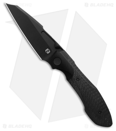 Null Knives Voodoo Bolster Lock Knife Black Weave CF (3.5