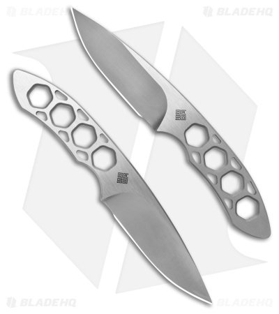 Ocaso Duo Desk Knife Fixed Blade Drop Point Knife (2.5" Satin Stainless Steel )