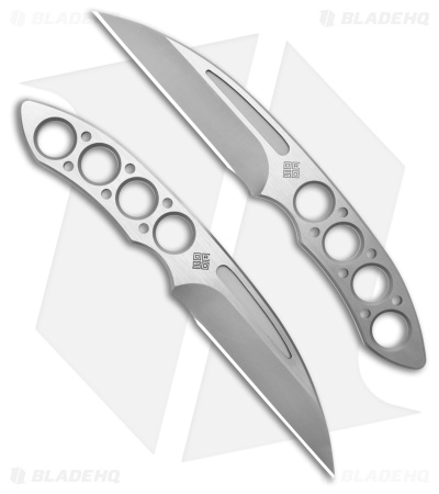 Ocaso Duo Desk Knife Fixed Blade Wharncliffe Knife (2.5" Satin Stainless Steel)