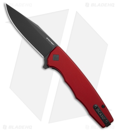 Ocaso Strategy Liner Lock Knife Red Aluminum (3.5