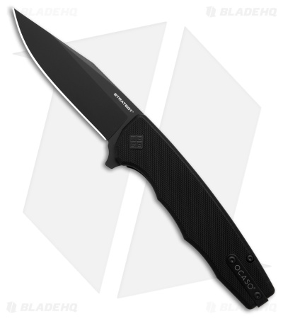 Ocaso Strategy Liner Lock Knife Black G-10 (3.5" Black) 29BGB