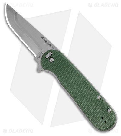 Outdoor Edge Razor VX3 Replaceable Blade Liner Lock OD Green G-10 (3" Satin)