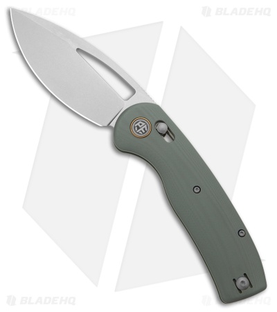 Petrified Fish Viper Crossbar Lock Knife Gray G-10 (3.5