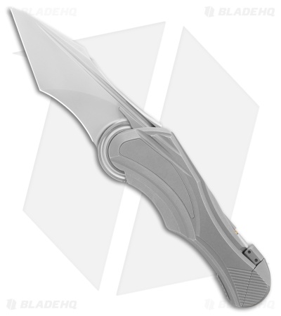 Poikilo Blade Carmen Press Lock Knife SW Titanium (3.4" Stonewash)