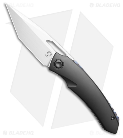 Poikilo Blade Tero Frame Lock Knife DLC Titanium (3.4" Satin)
